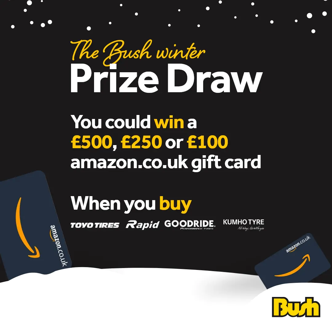 Bush Tyres Winter Prize Draw