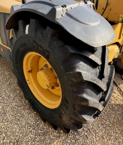 BKT RT 747 Agro Industrial Tyre fitted to a telehandler