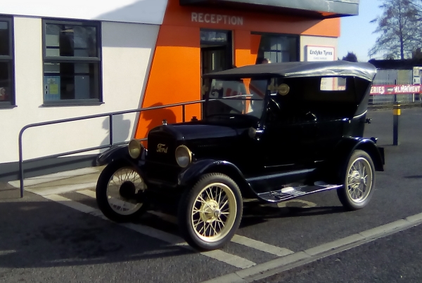 Ford Model T at Endyke Tyres Hull