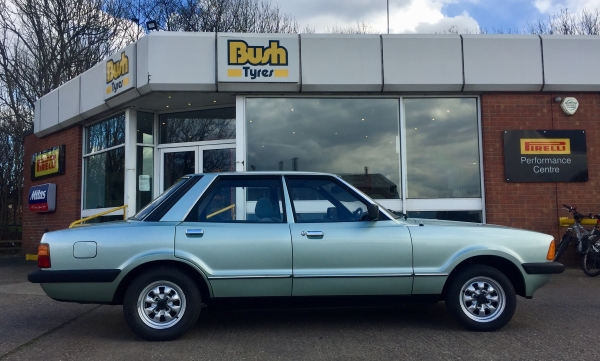 1982 Ford Cortina 1.6 L on 185/70R13 Goodride SP06 Tyres supplied by Bush Tyres