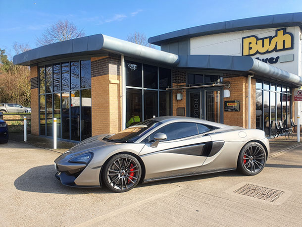 MOT and Pirelli P ZERO SPORT tyres for Mclaren 570S