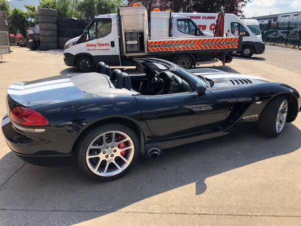 Dodge Viper SRT10 on Michelin Super Sport tyres - Abbey Tyre Co | Bush Tyres