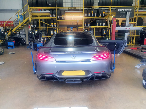 Pilot Sport Cup2 front and rear tyres for Mercedes AMG GT R