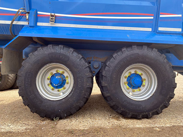 Ascenso FTR170 Flotation Tyres for Stewart Trailers PRO Series 18-23 H Tipping Trailer