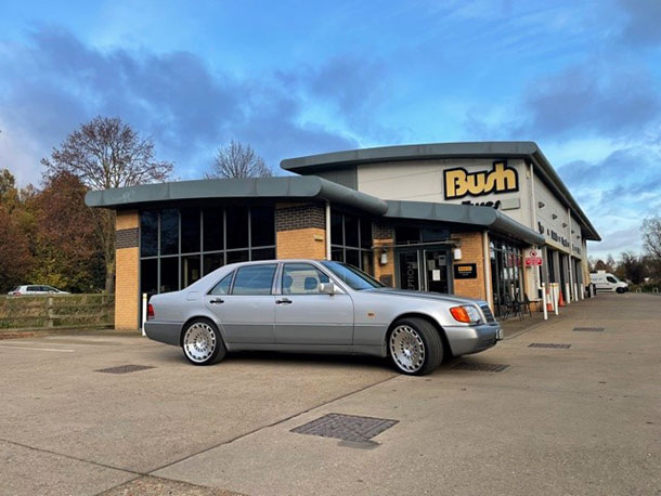 Mercedes-Benz W140 S-Class S500 in for a wheel alignment in Spalding