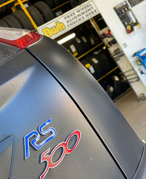 Alignment Set-up for Ford Focus RS 500 Bush Tyres