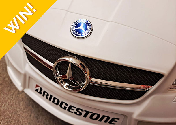 WIN this Bridgestone Mercedes-Benz Kids Ride-On Car